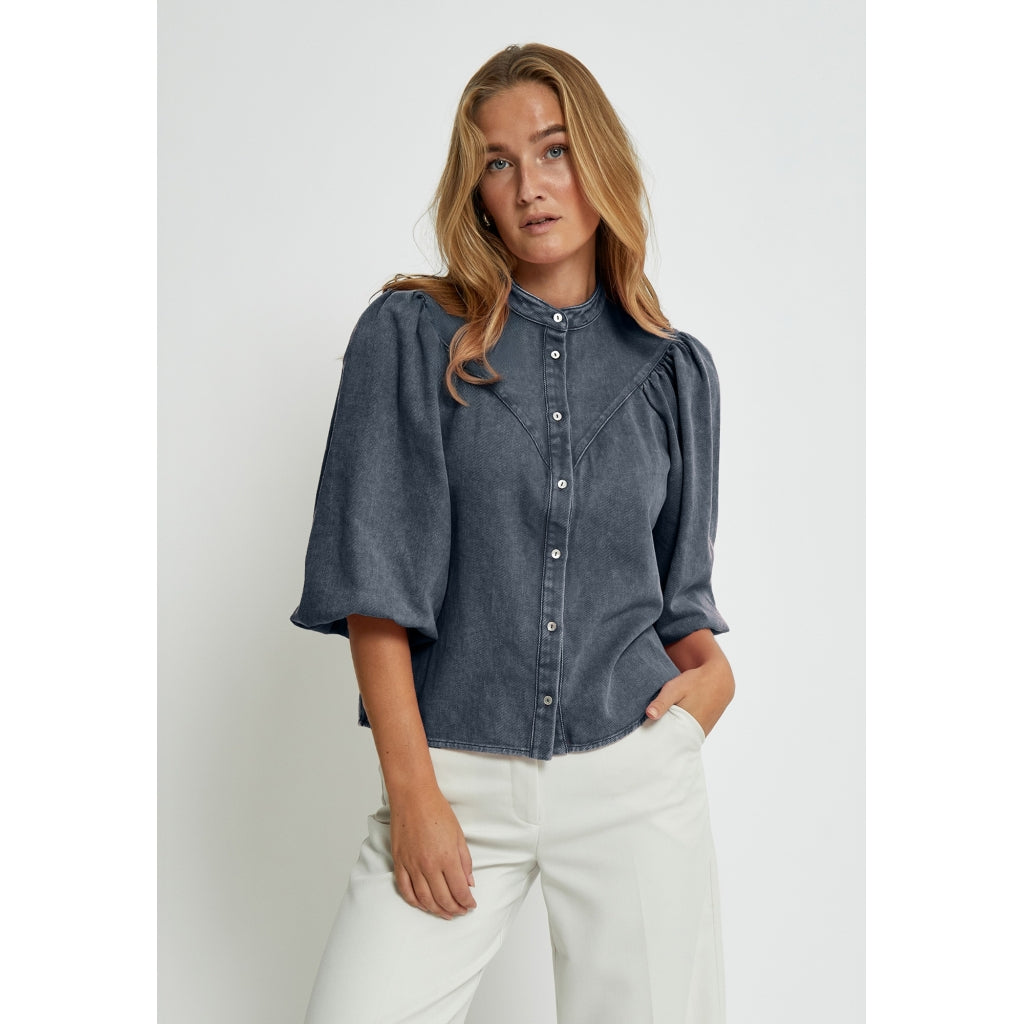 Minus MSNew Solene Denim Shirt Shirt 2994 Sky Captain