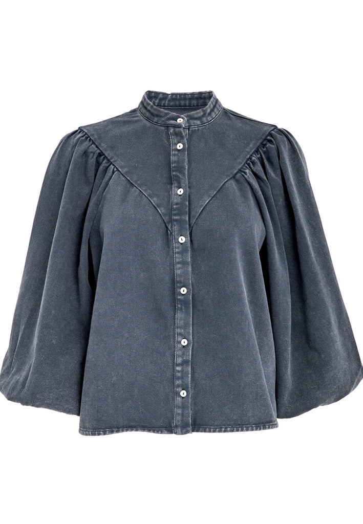 Minus MSNew Solene Denim Shirt Shirt 2994 Sky Captain