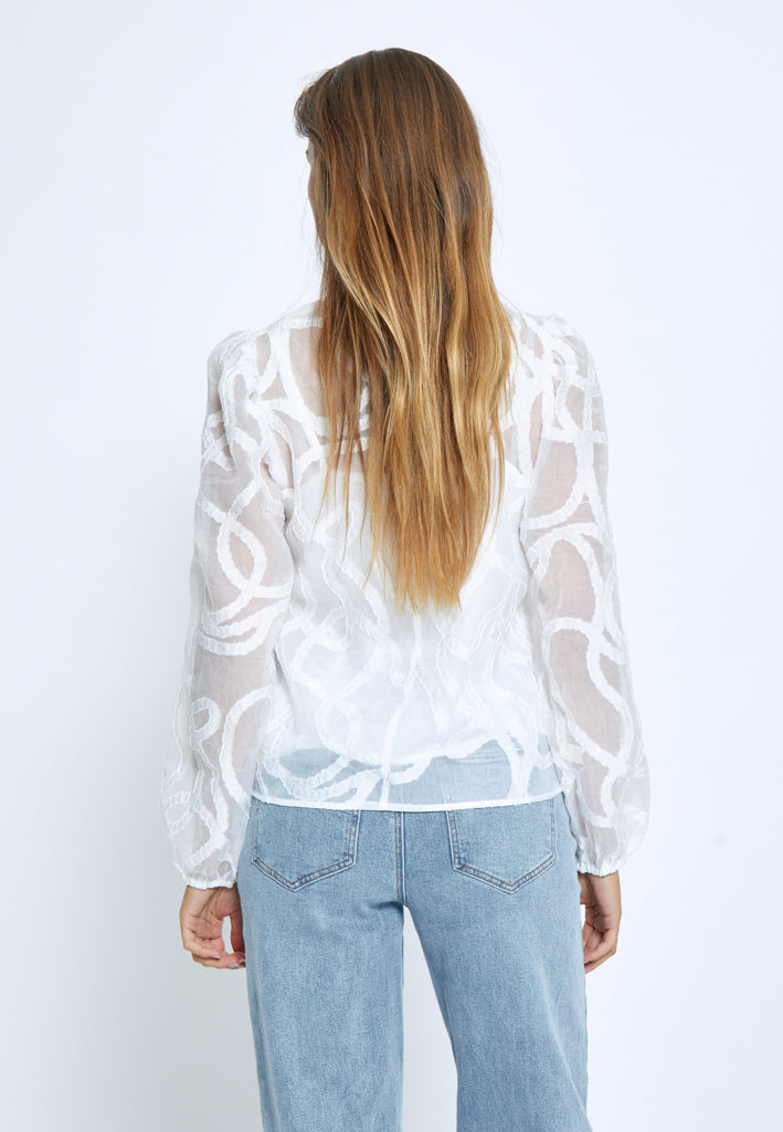 Minus MSOdine Blouse Blouse 235 Cloud Dancer