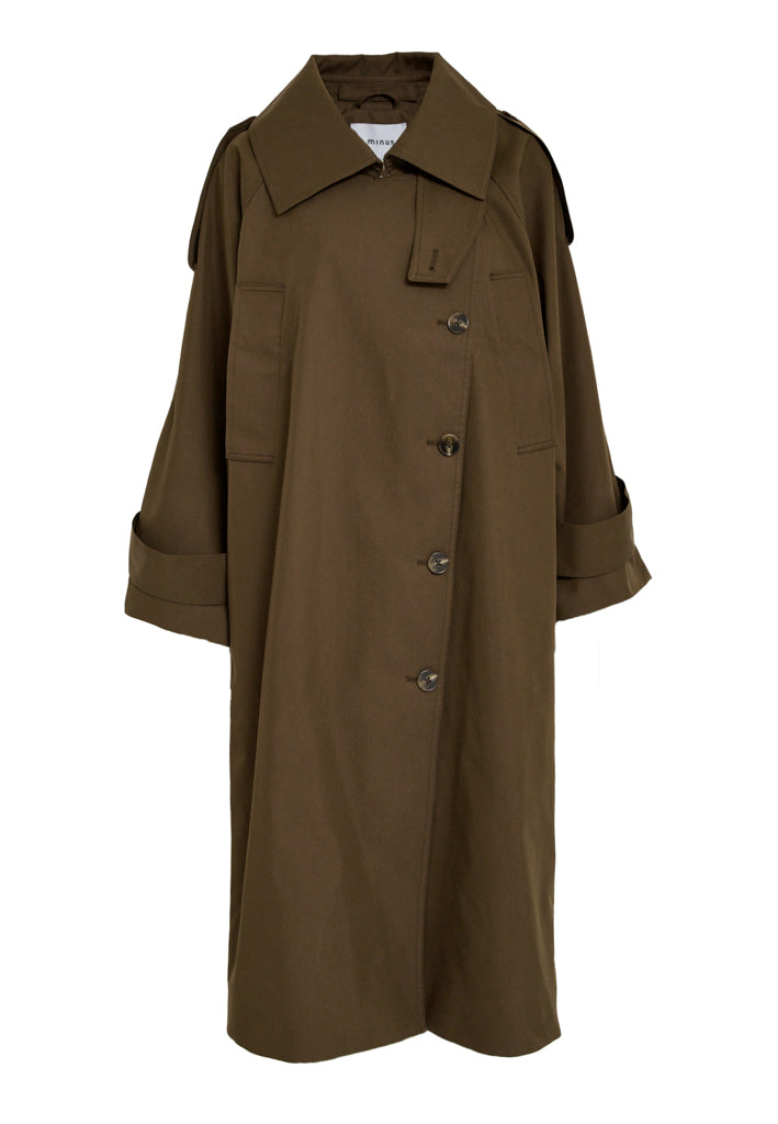 Minus MSPalina Coat Coat 5661 SLATE BROWN