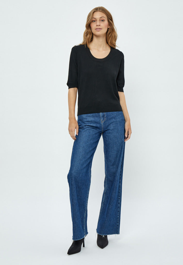 Minus MSPam Knit T-Shirt T-Shirt 100 Black
