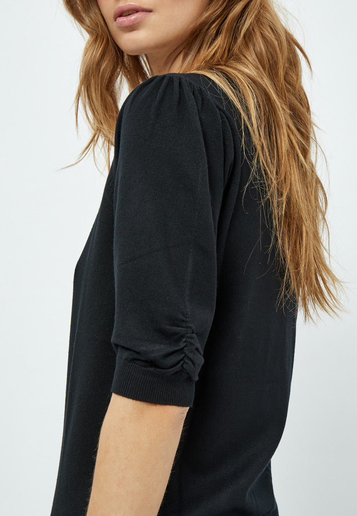 Minus MSPam Knit T-Shirt T-Shirt 100 Black