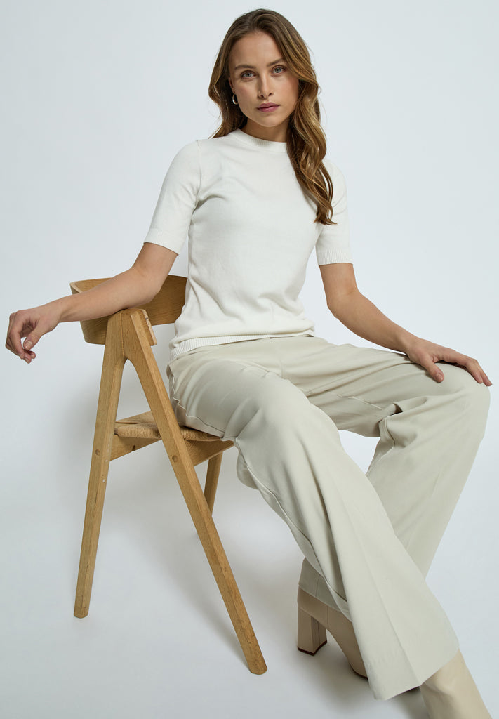 Minus MSPamela Knit T-Shirt T-Shirt 220 Broken White