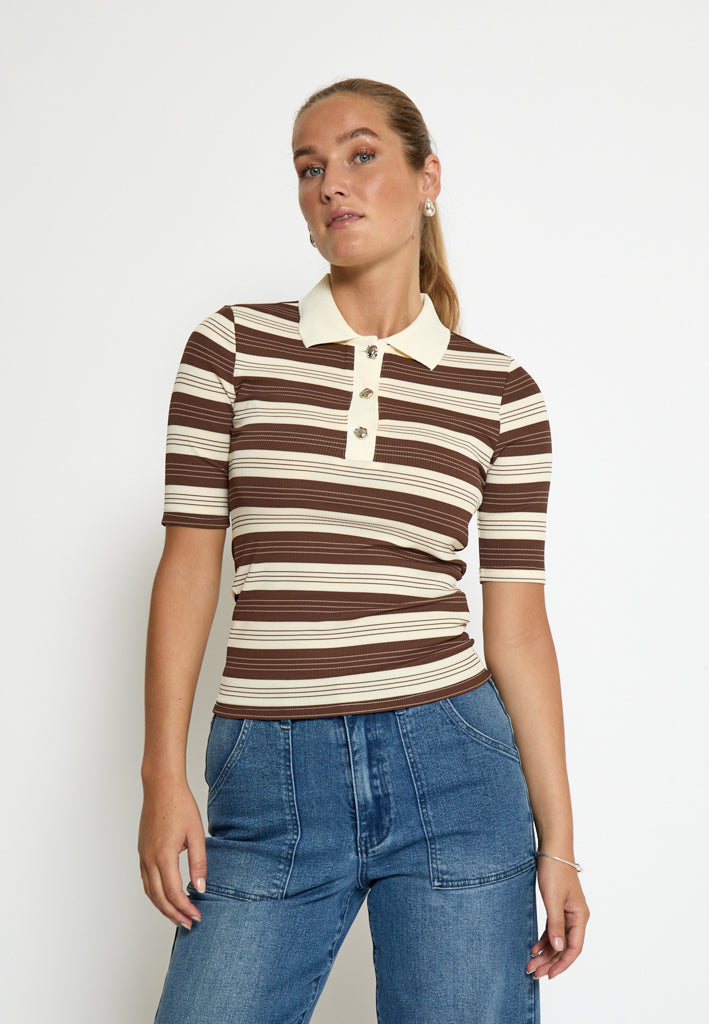 Minus MSPammie T-Shirt T-Shirt 5064S Carafe Striped