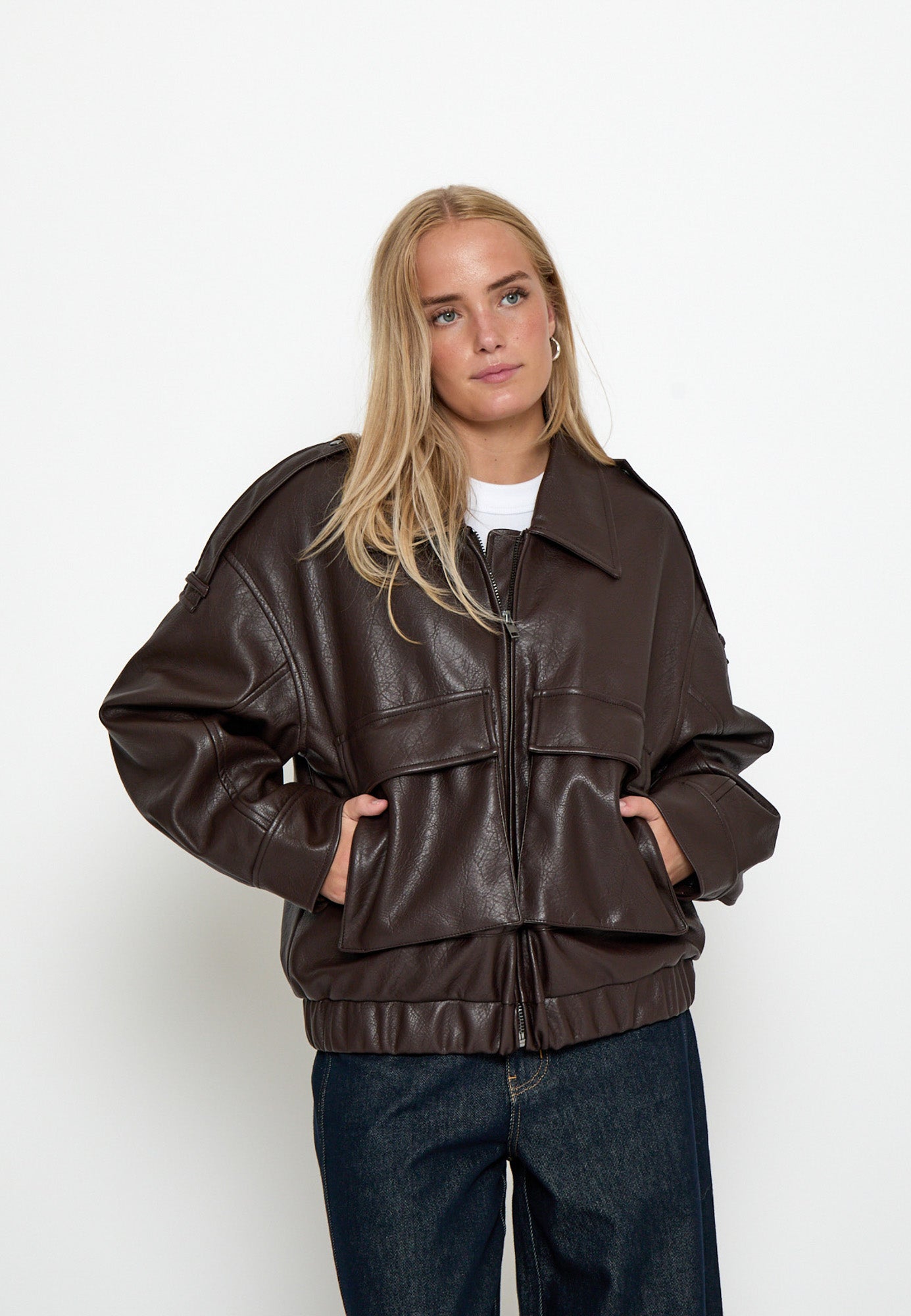 Minus MSPenny Jacket Jacket 3960P Java Brown Print