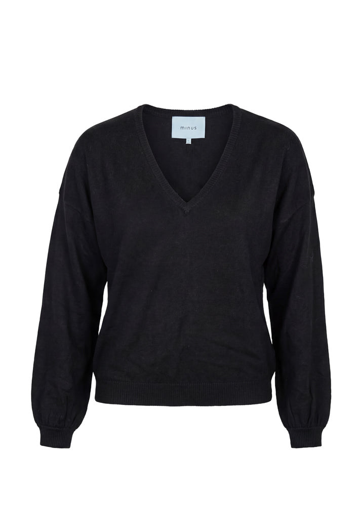 Minus MSPeyton Knit Pullover Pullover 100 Black