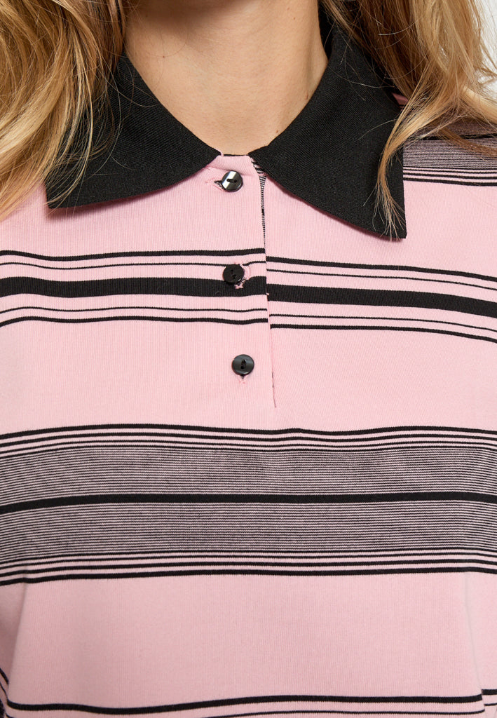 Minus MSRania Long Sleeve T-Shirt T-Shirt 4019S Prism Pink Stripe