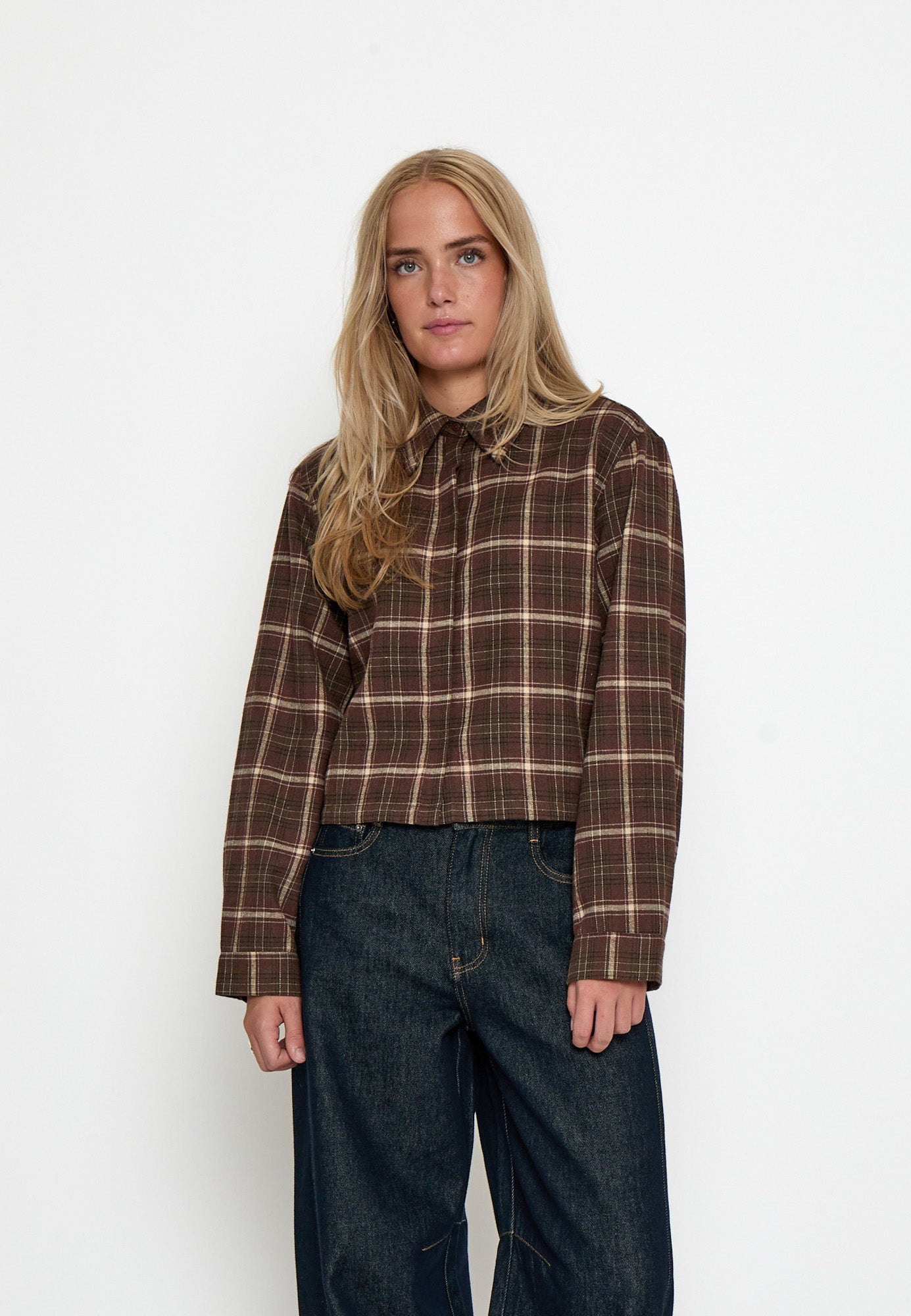 Minus MSRegine Shirt Shirt 4009C Andorra Red Checked