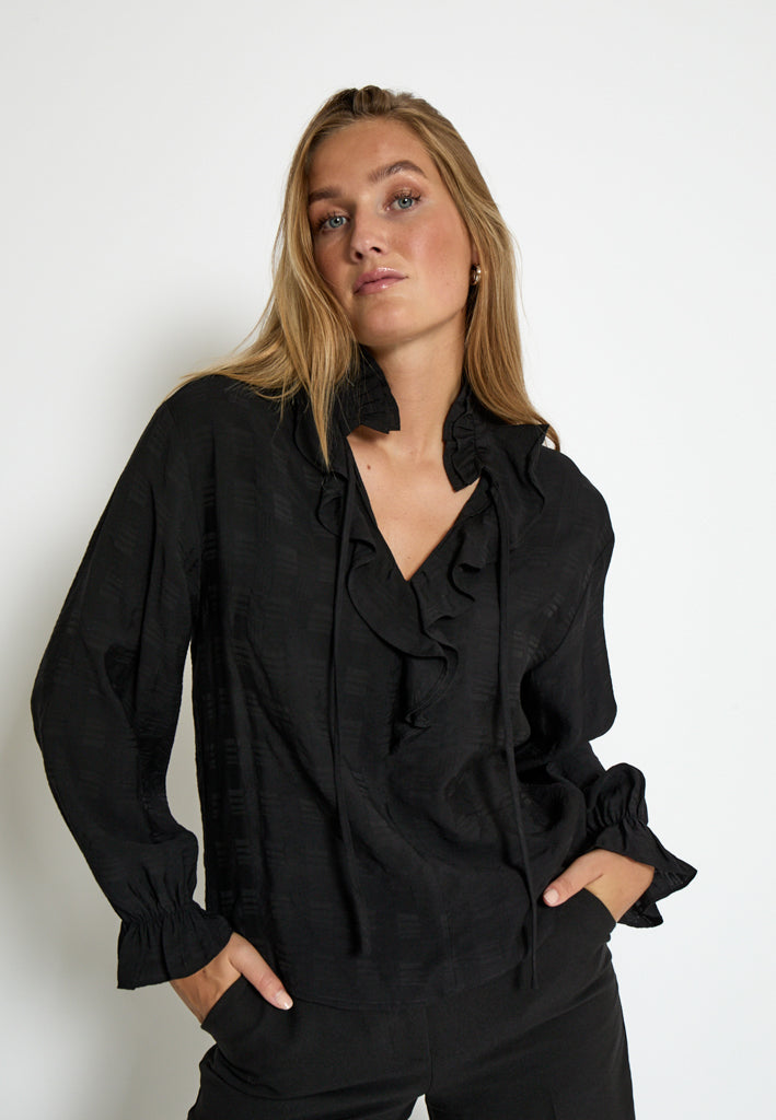 Minus MSRemilla Blouse Blouse 100 Black