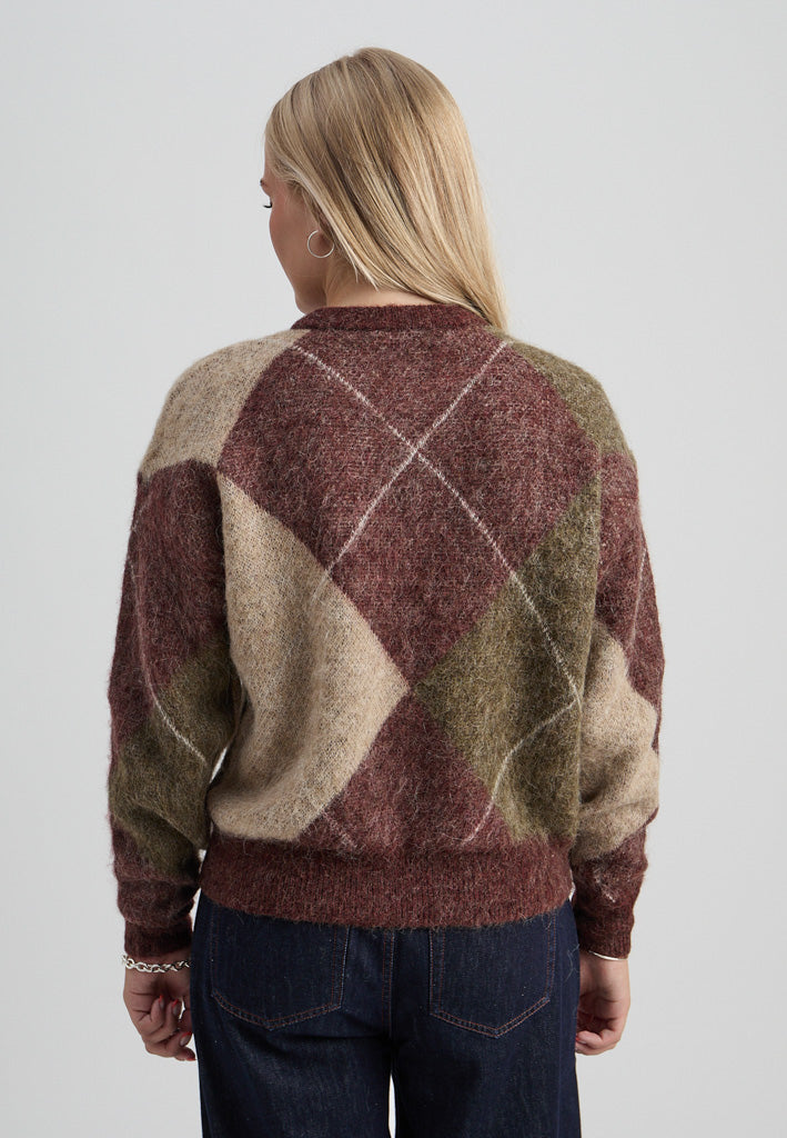Minus MSRevea Knit Pullover Pullover 1008 Maroon Red