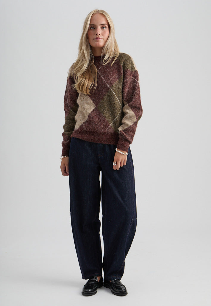 Minus MSRevea Knit Pullover Pullover 1008 Maroon Red