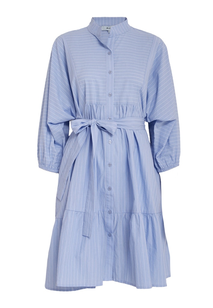 Minus MSRikke Dress Dress 2284S Skyway Blue Stripe
