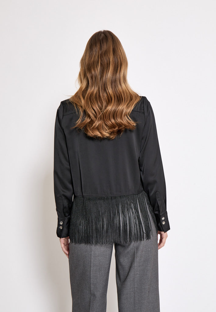 Minus MSSelva Fringe Shirt Shirt 100 Black