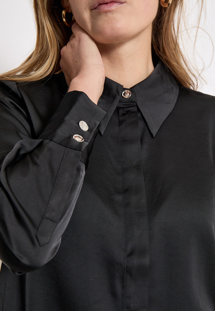 Minus MSSelva Fringe Shirt Shirt 100 Black