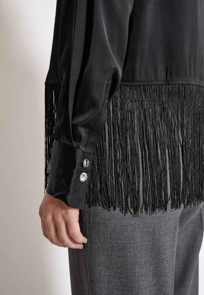 Minus MSSelva Fringe Shirt Shirt 100 Black