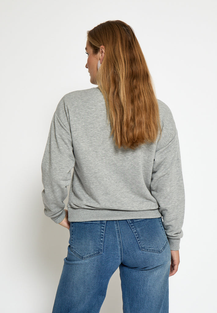Minus MSSemia Sweat Sweatshirt 112M Light Grey Melange