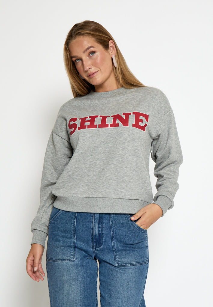 Minus MSSemia Sweat Sweatshirt 112M Light Grey Melange