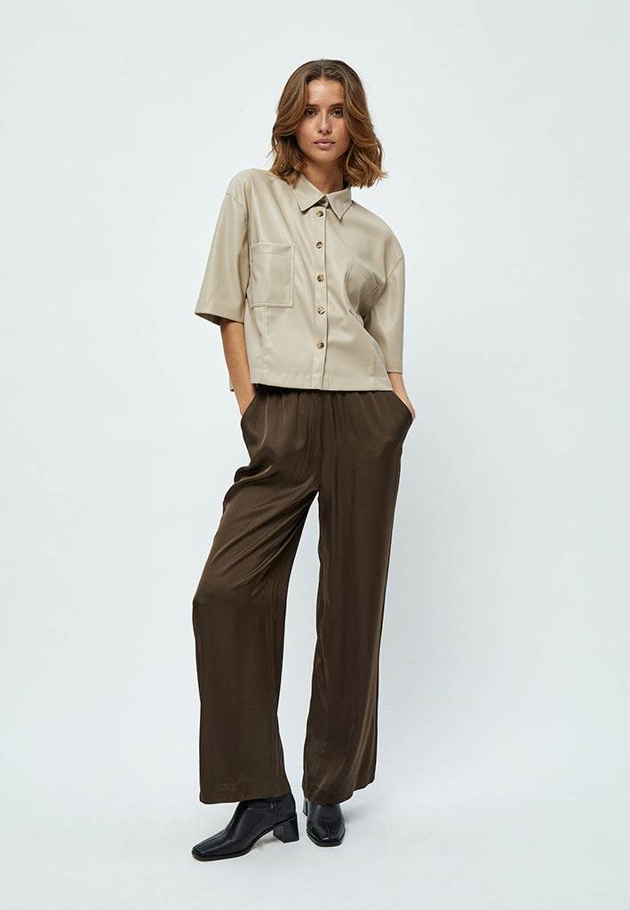 Minus MSSemma PU Shirt Shirt 397 Wood Smoke