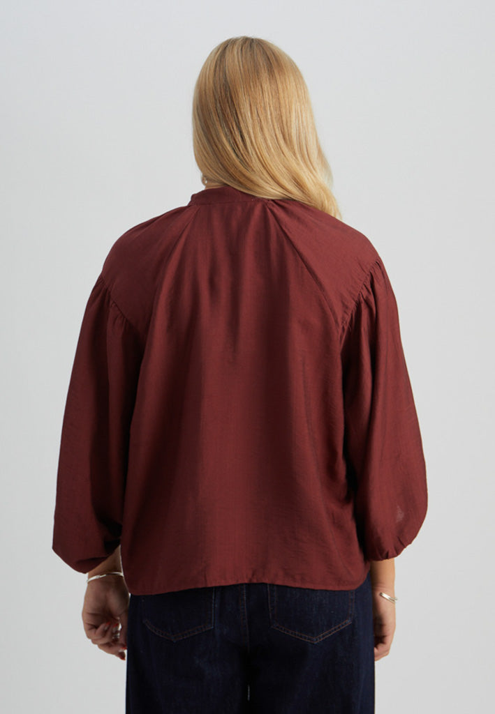 Minus MSSeria Raglan Shirt Shirt 4009 Andorra Red