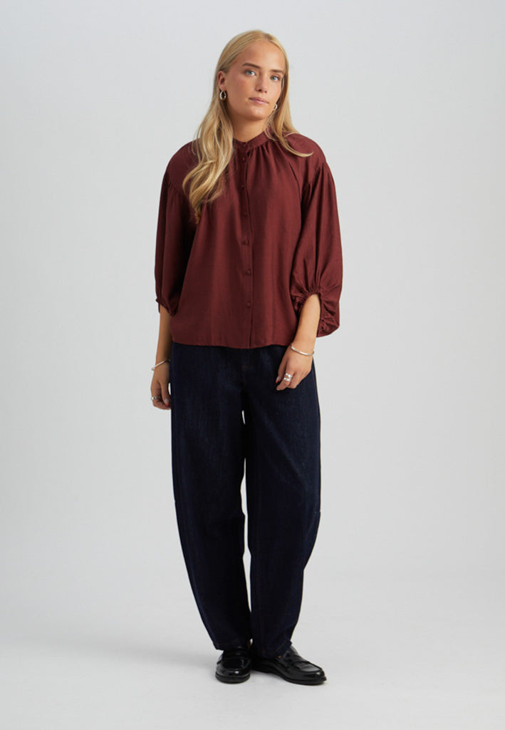 Minus MSSeria Raglan Shirt Shirt 4009 Andorra Red