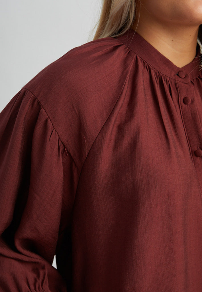 Minus MSSeria Raglan Shirt Shirt 4009 Andorra Red