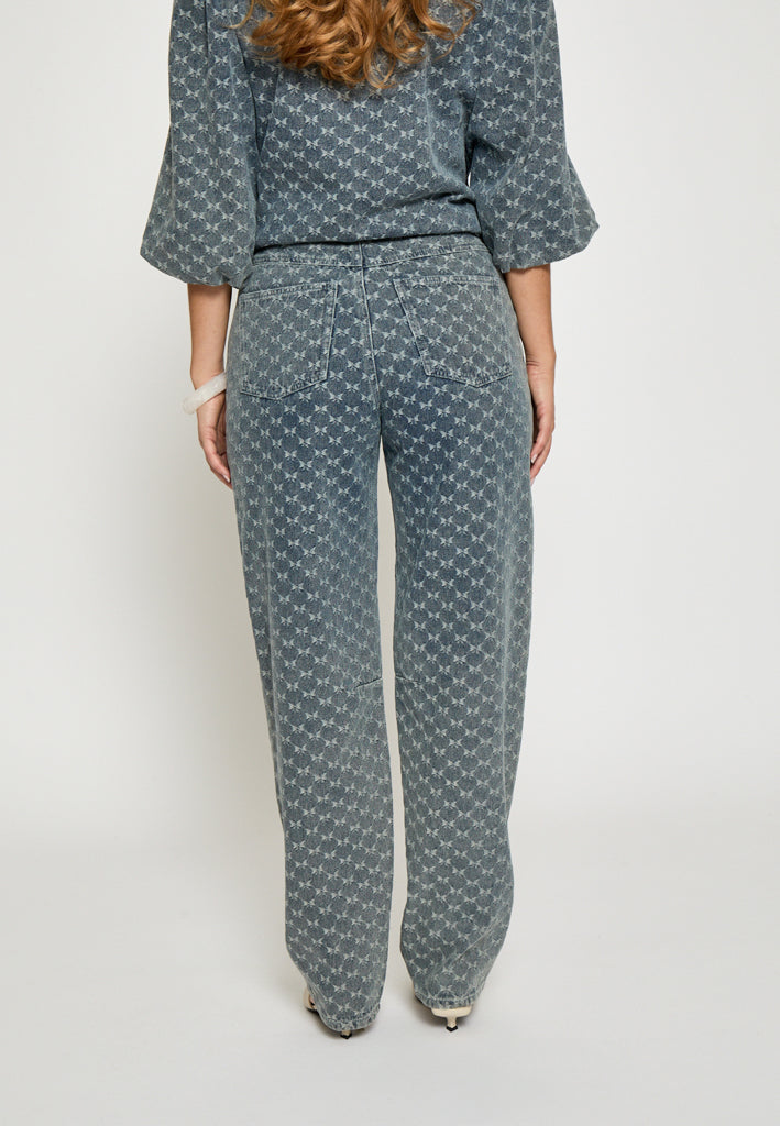 Minus MSSienne High Waist Pant Pant 001 Light Denim