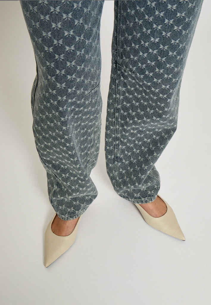 Minus MSSienne High Waist Pant Pant 001 Light Denim