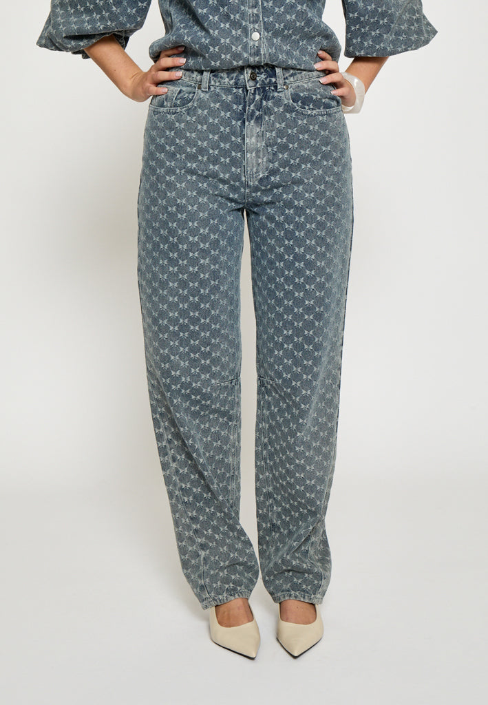 Minus MSSienne High Waist Pant Pant 001 Light Denim