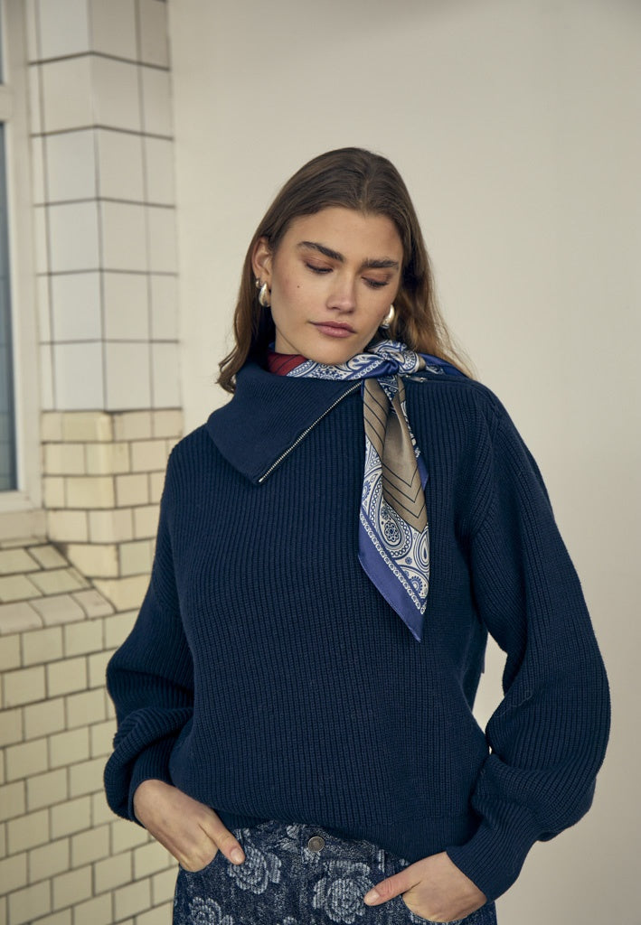 Minus MSSigrid Knit Pullover Pullover 2994 Sky Captain