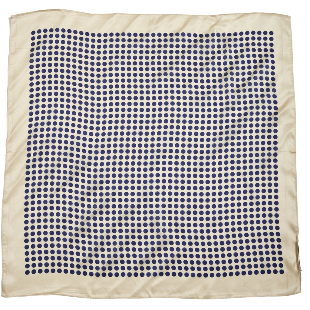 Minus MSSiri Silk Scarf Scarf 1550P Navy Dot
