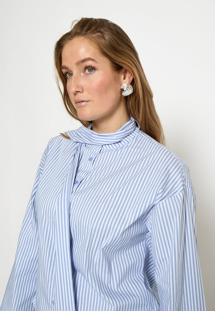 Minus MSSkye Shirt Shirt 2284S Skyway Blue Stripe