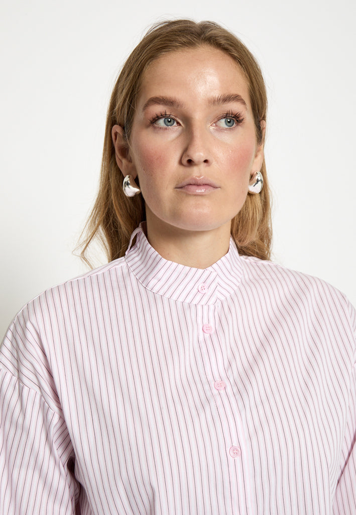 Minus MSSkye Shirt Shirt 4019S Prism Pink Stripe