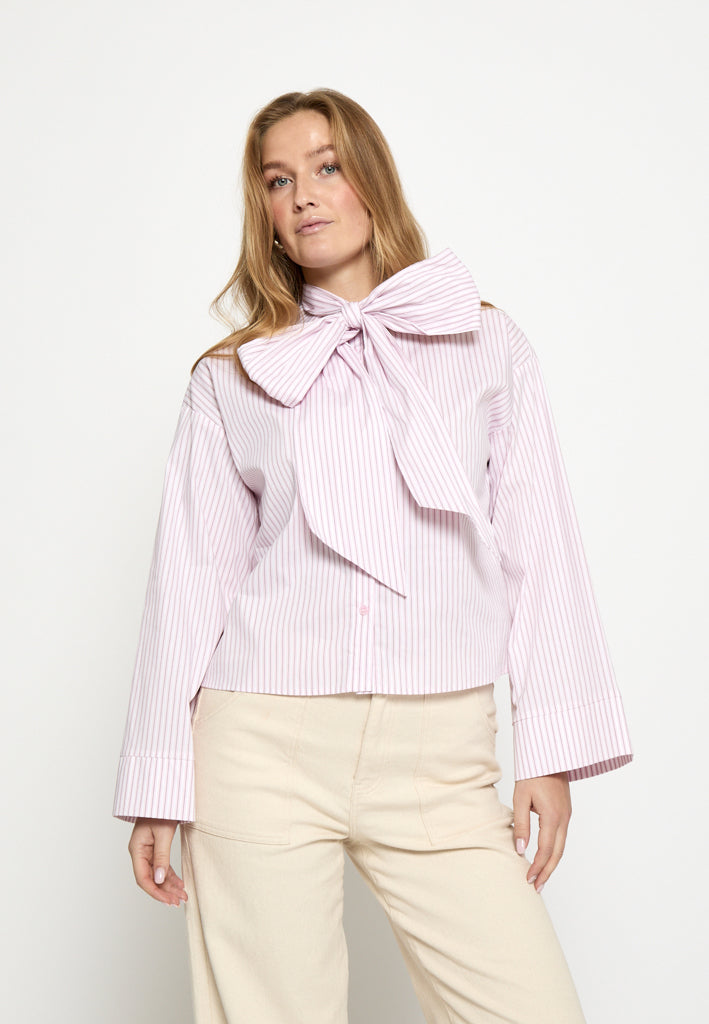 Minus MSSkye Shirt Shirt 4019S Prism Pink Stripe