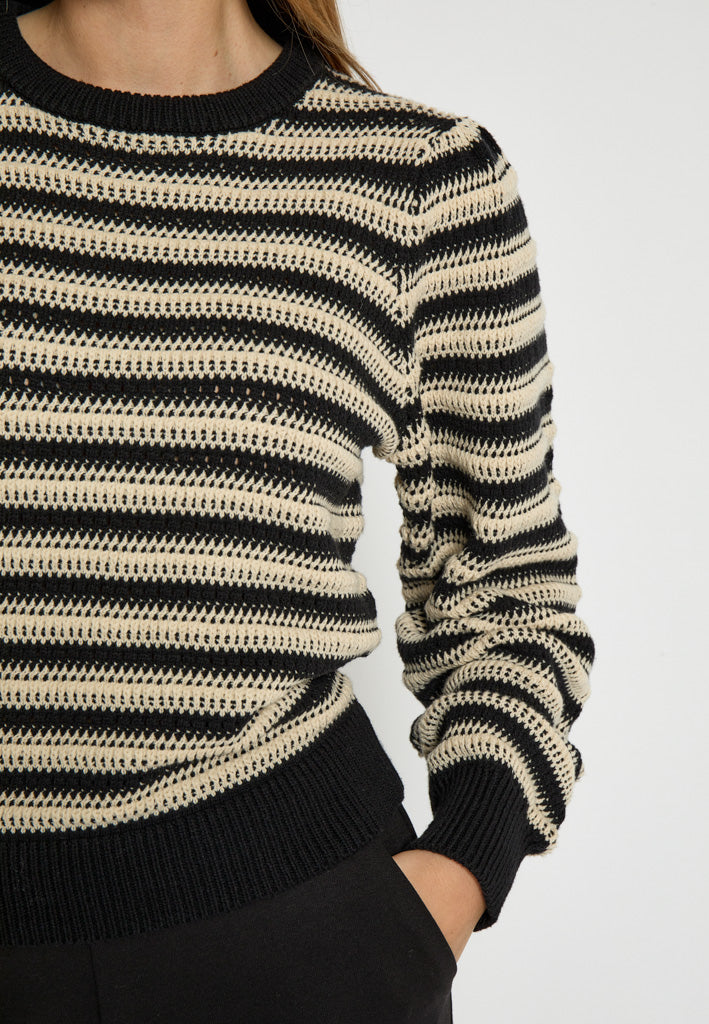 Minus MSSofie Knit Pullover Pullover 331S String Stripe