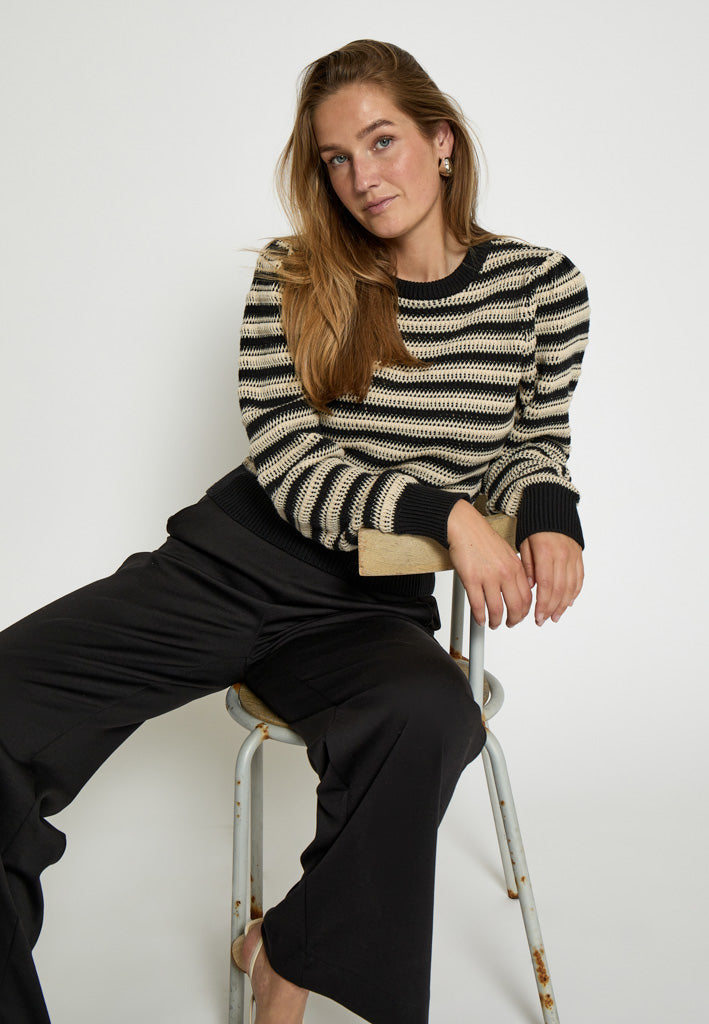 Minus MSSofie Knit Pullover Pullover 331S String Stripe
