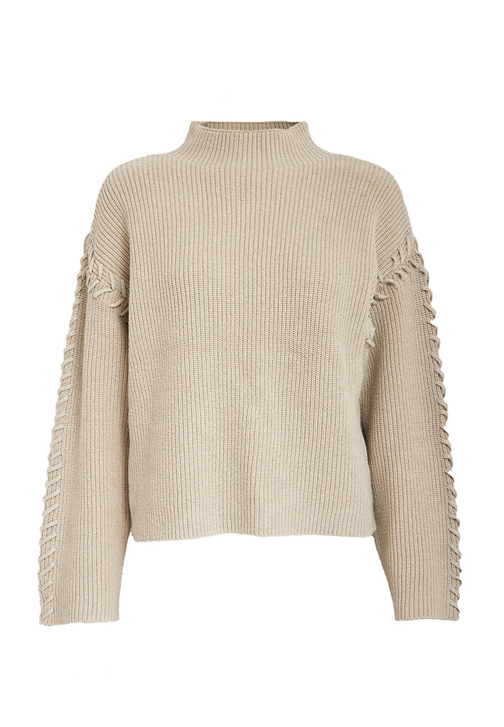 Minus MSSylvia Knit Pullover Pullover 9015 Sand Gray