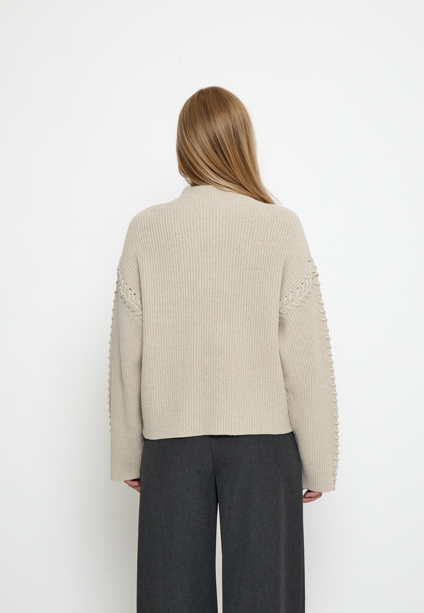Minus MSSylvia Knit Pullover Pullover 9015 Sand Gray