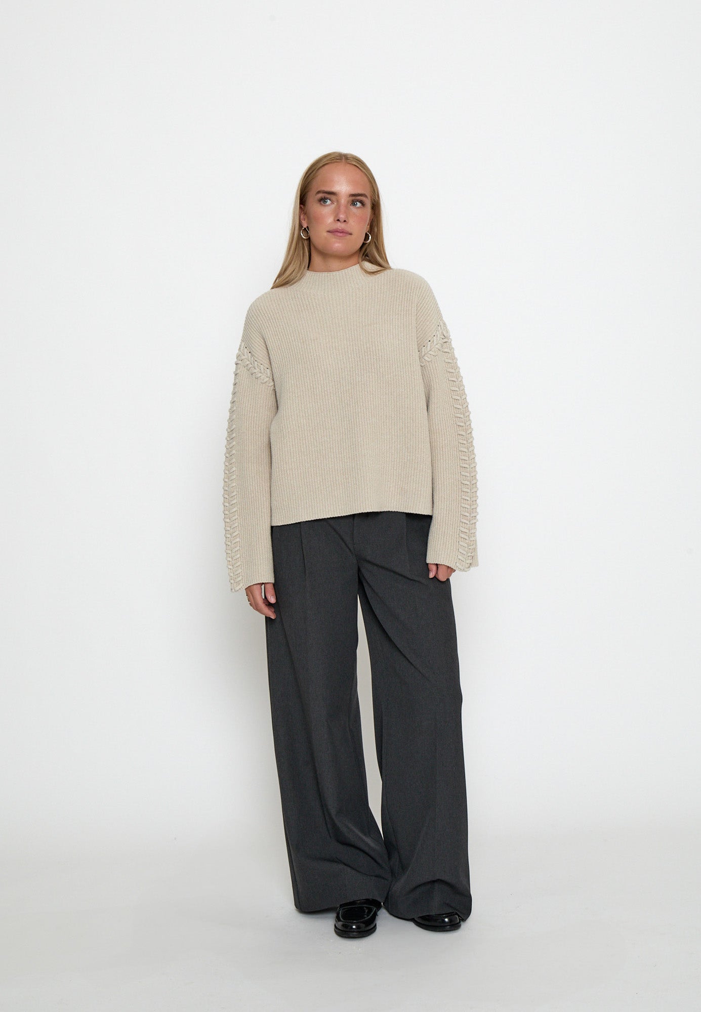 Minus MSSylvia Knit Pullover Pullover 9015 Sand Gray