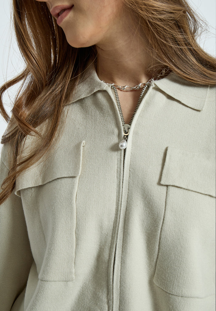 Minus MSTammy Cropped Jacket Jacket 0175 Light Birch
