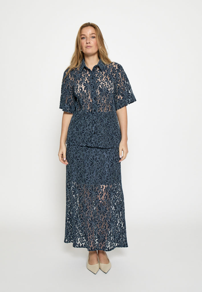 Minus MSTara Lace Shirt Shirt 2994 Sky Captain