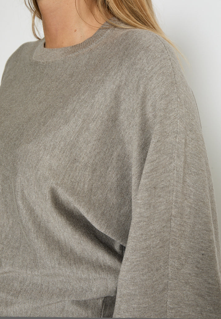 Minus MSTess Knit T-Shirt T-Shirt 331M String Melange