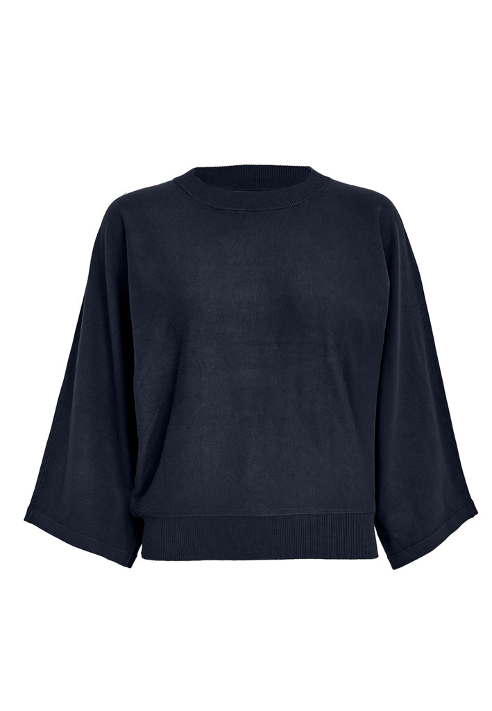 Minus MSTess Knit T-Shirt T-Shirt 542 Black Iris Solid
