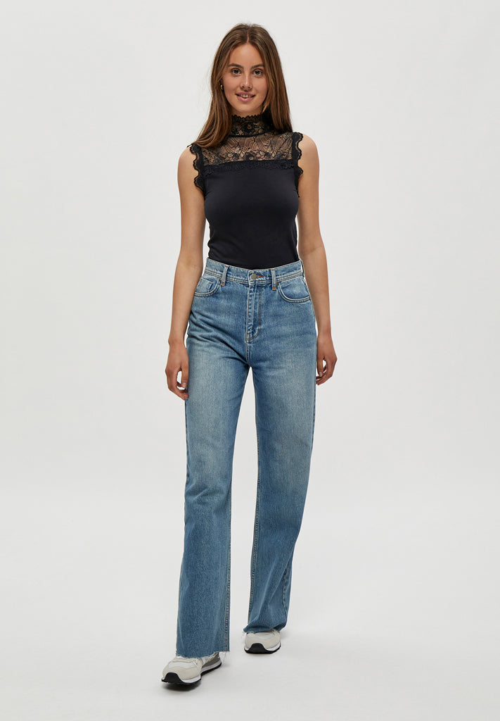 Minus MSVanessa High Neck Top 100 Black