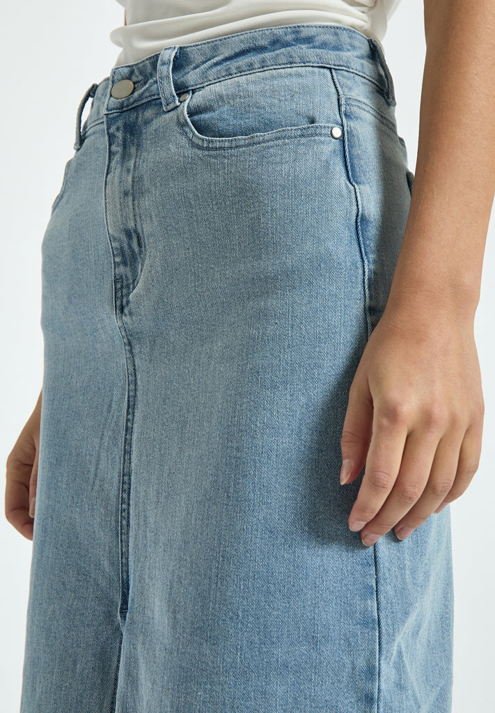 Minus MSVesila Maxi Denim Skirt Skirt 001 Light Denim