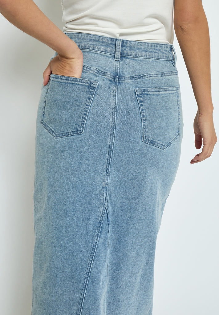 Minus MSVesila Maxi Denim Skirt Skirt 001 Light Denim