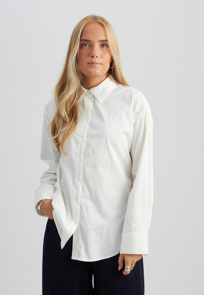 Minus MSVicky Oversize Shirt Shirt 235 Cloud Dancer
