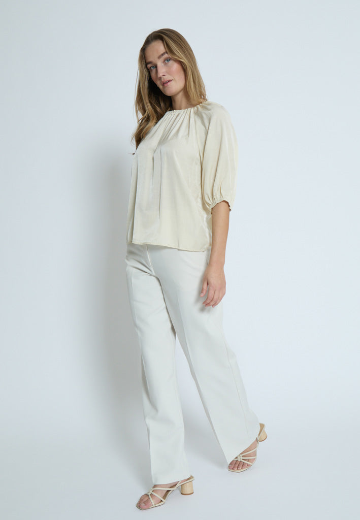 Minus MSVida Blouse Blouse 0175 Light Birch