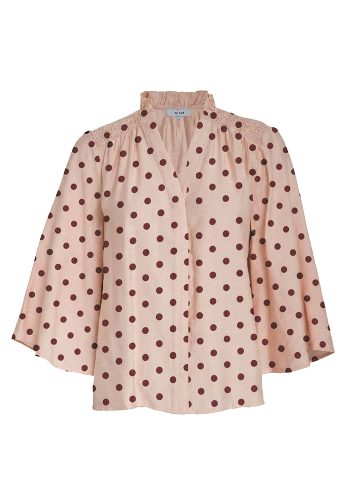 Minus MSViviana V- Neck Blouse Blouse 4036 CHERRY BLOSSOM