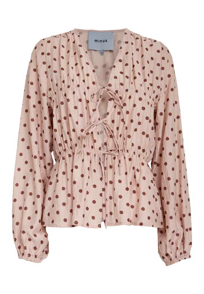Minus MSViviana V- Neck Blouse Blouse 4036 CHERRY BLOSSOM