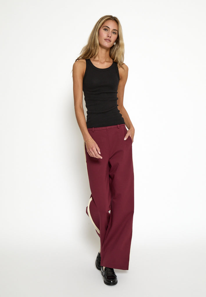 Minus MSZeline Mid Waist Pant Pant 615 Bordeaux